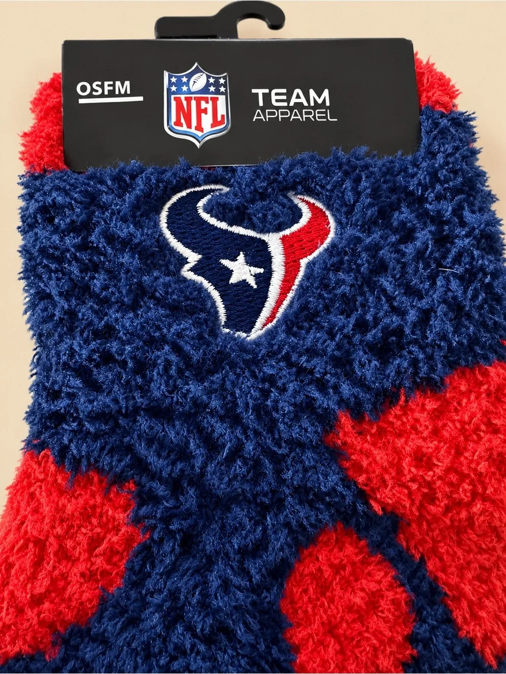 Sock Tastic NFL Team Apparel Houston Texans Fuzzy Socks